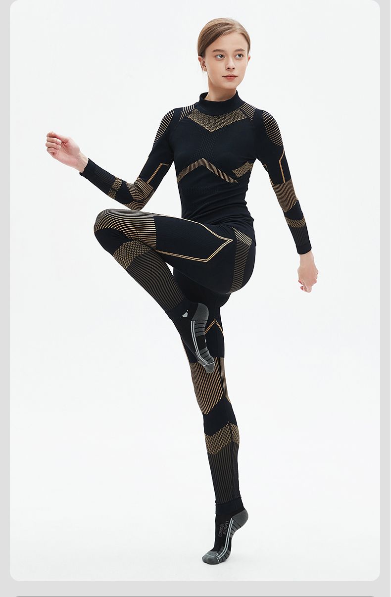 Camiseta de cuello alto transpirable para escalada deportiva, ropa de secado rápido_voghion.com