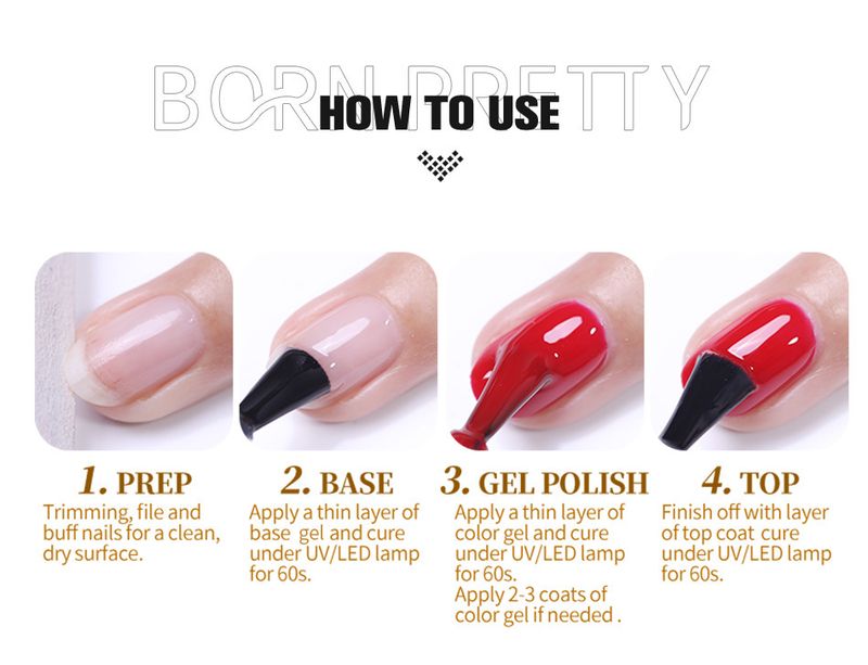 BORN PRETTY 30ml Gel UV per unghie finte a rapida estensione in confezione - Gel per unghie finte indolore e soak-off per salone e fai da te_voghion.com