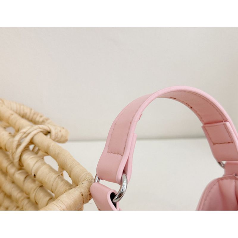 Süße und süße Schleife Kinder 2024 Sommer neue Handtasche für Damen Nischenkette One-Shoulder-Crossbody-Tasche_voghion.com