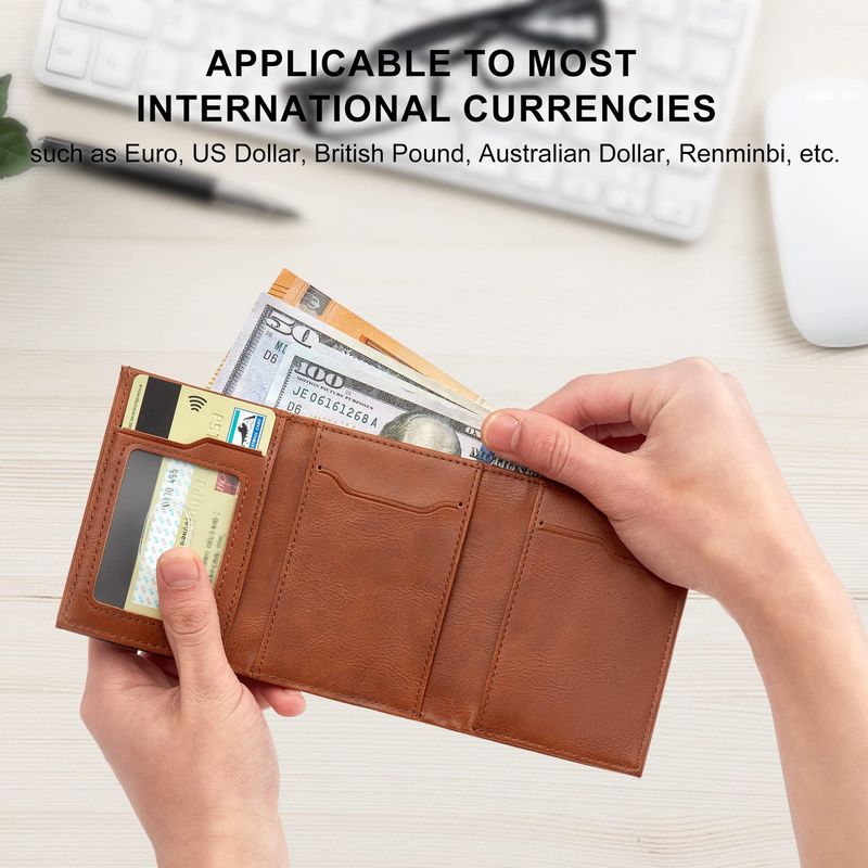 Heren portemonnee kaarthouders RFID Guangzhou grote capaciteit portemonnee aluminiumlegering koolstofvezel kaarthouder zijwaarts duwen automatisch drievoudig opvouwbaar draagbaar_voghion.com