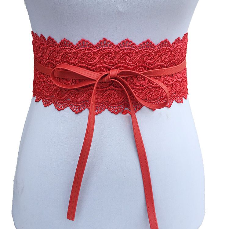 Cintura decorativa in vita per gonna da donna con bordo in pizzo extra dolce e largo_voghion.com