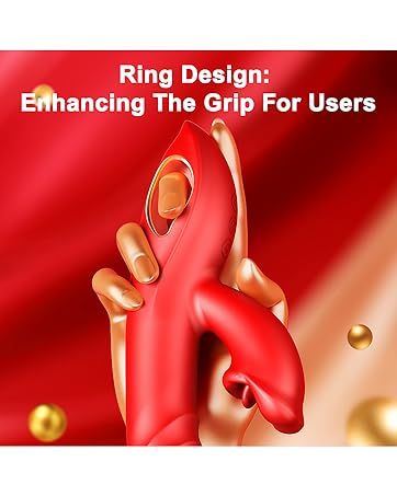 Vibratore a spinta, giocattoli sessuali per adulti, vibratori per punto G 4 in 1, stimolatore clitorideo e lingua, giocattolo sessuale rosa, dildo con 10 vibrazioni e 5 spinte_voghion.com