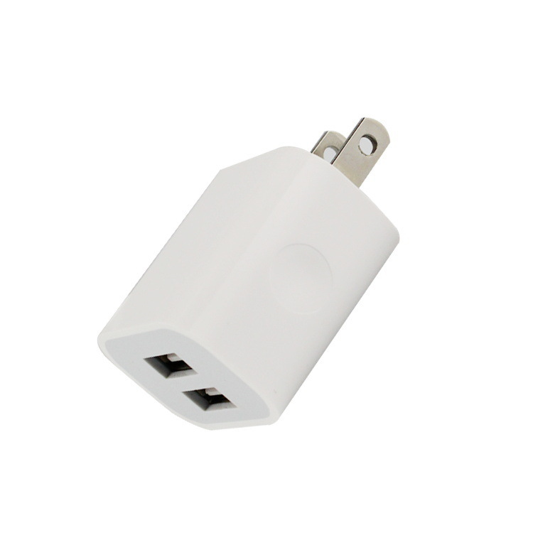 US-Standard-Ladegerät 5V2A Schnelladapter 6. Generation Dual-USB-Handy-Ladekopf_voghion.com