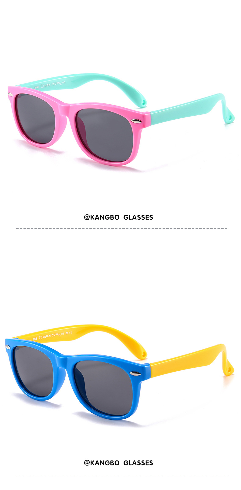 Unisex Kindermode polarisierende Sonnenbrille Sonnencreme Spiegel Baby Reis Nagel Sonnenbrille Jungen und Mädchen Brille_voghion.com