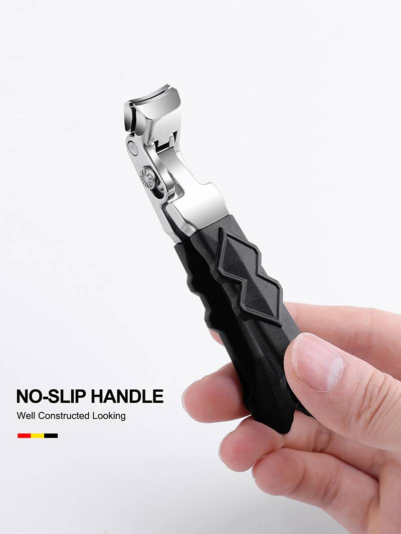 Nuovo tagliaunghie curvo Tagliaunghie in acciaio inossidabile con manico lungo Pinza per manicure con impugnatura aperta grande Pinza per manicure per dita dei piedi_voghion.com