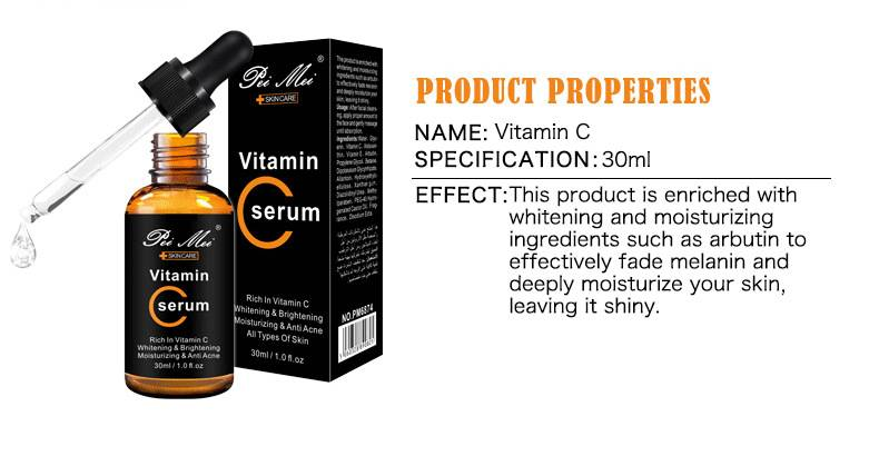 Vitamin C Essence Liquid Moisturizing Face Moisturizing Brightening_voghion.com