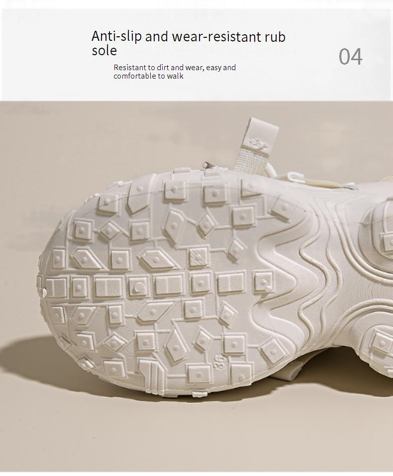 Fleece-Lined Chunky Sneakers For Women - Winter Platform Shoes With Memory Foam | Non-Slip Thick Sole For Running & Casual Wear (Model FB9905-2)_voghion.com