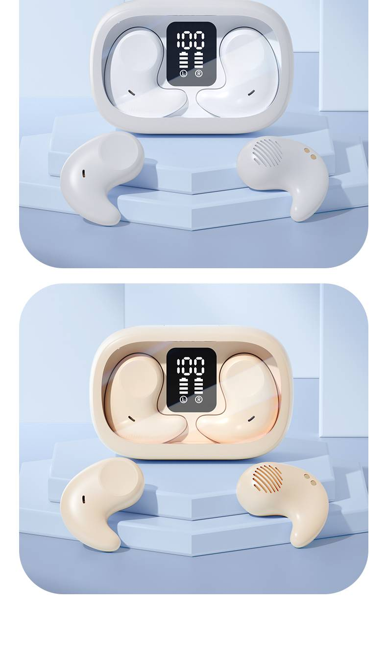 Wireless TWS Earbuds M51 - Sleep Earphones With 6 Hours Playtime, HD Display, Clear Calls, And Dual Ear Sync_voghion.com