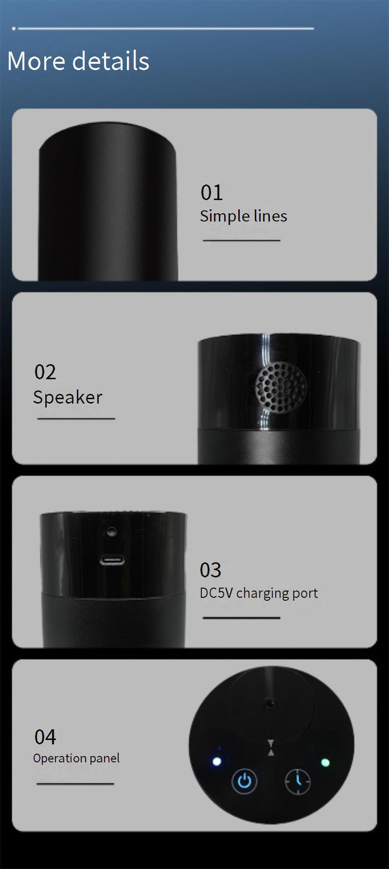 Smart Essential Oil Diffuser With AI Voice Control, Portable & Wireless Aromatherapy Device For Home, Car, Office - Quiet, Auto Spray, Timer_voghion.com