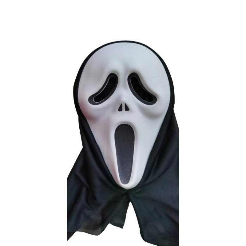 Maska lateksowa Premium Scream – przerażający dodatek na imprezę halloweenową z realistycznymi detalami_voghion.com
