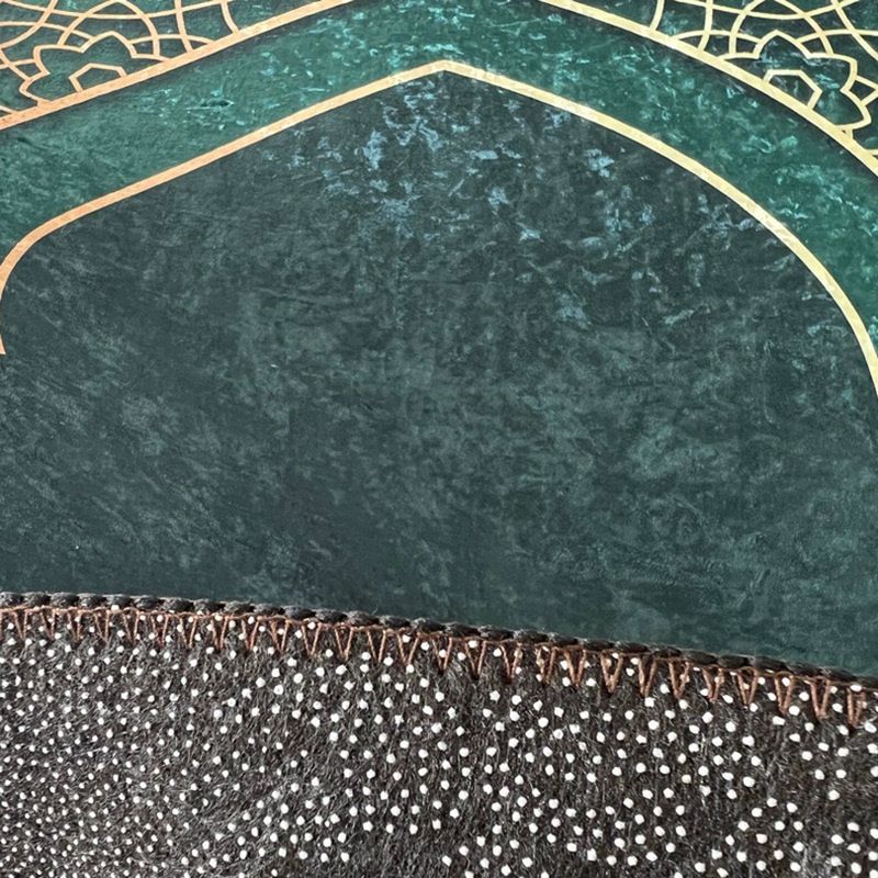 Carpets Islamic Prayer Rug Mat For Muslim Worship Carpet Living Room Prayer Thickened Gold Diamond Velvet Floor Mat Square Notice Printed Thick Mat_voghion.com