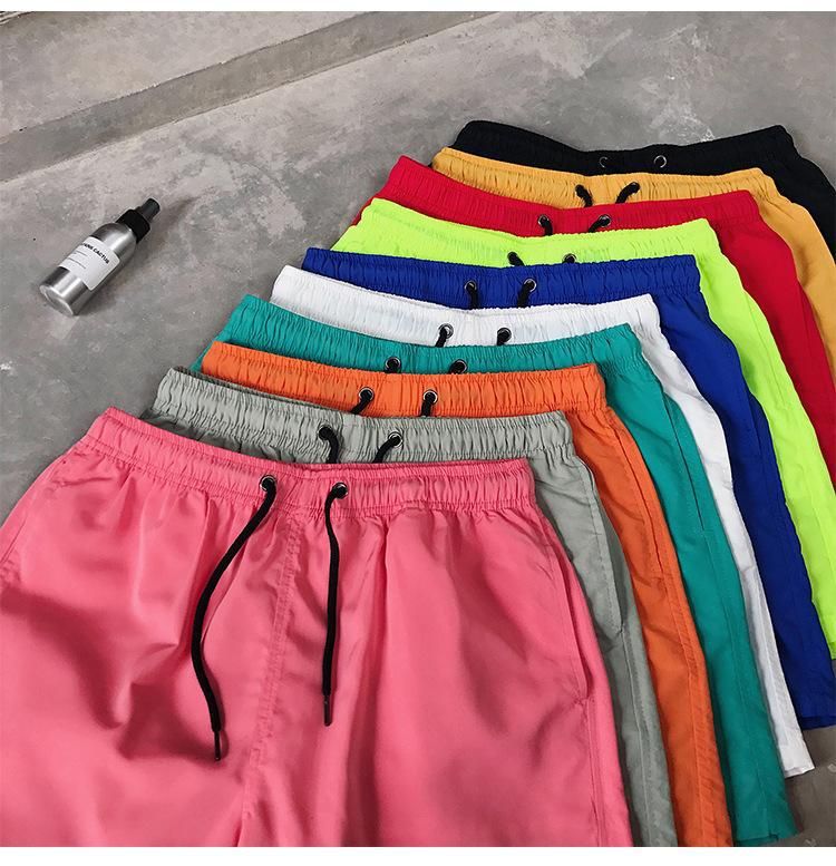 men's Casual Shorts Candy Color Five-point Pants Men's Ten-color_voghion.com