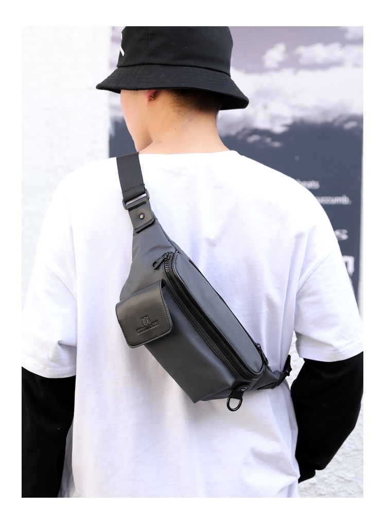 Nuovo marsupio da uomo tendenza moda borsa a tracolla multifunzionale borsa da petto casual di grande capacità borsa per cellulare da corsa all'aperto_voghion.com