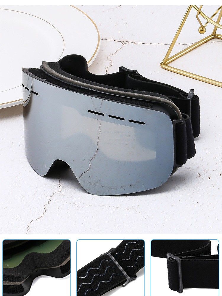 Doppelschichtige Anti-Beschlag-Zylinder-Skibrille und Brille für Outdoor-Sportarten mit Myopie, hochauflösende, winddichte Schutzbrille_voghion.com
