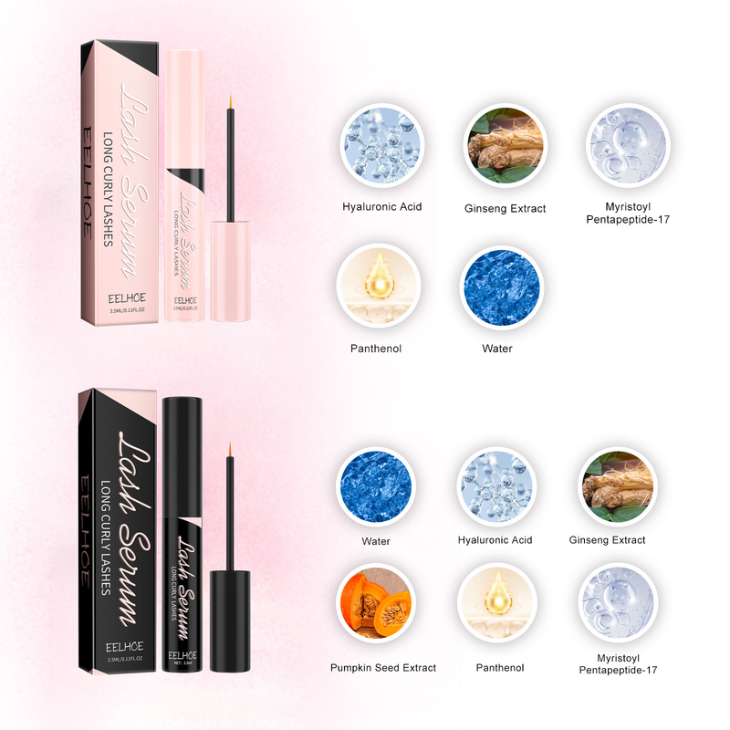 EELHOE Mascara delicato, non sbavante, scuro, bello, naturalmente arricciato, senza tracce, spesso e lungo._voghion.com