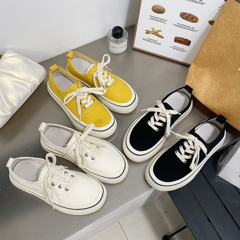 Canvas Shoes 2025 Spring And Summer New Thick Bottom Slope Heel Multifunctional Comfortable Hidden Heel Casual Shoes White Sneakers Fashion_voghion.com