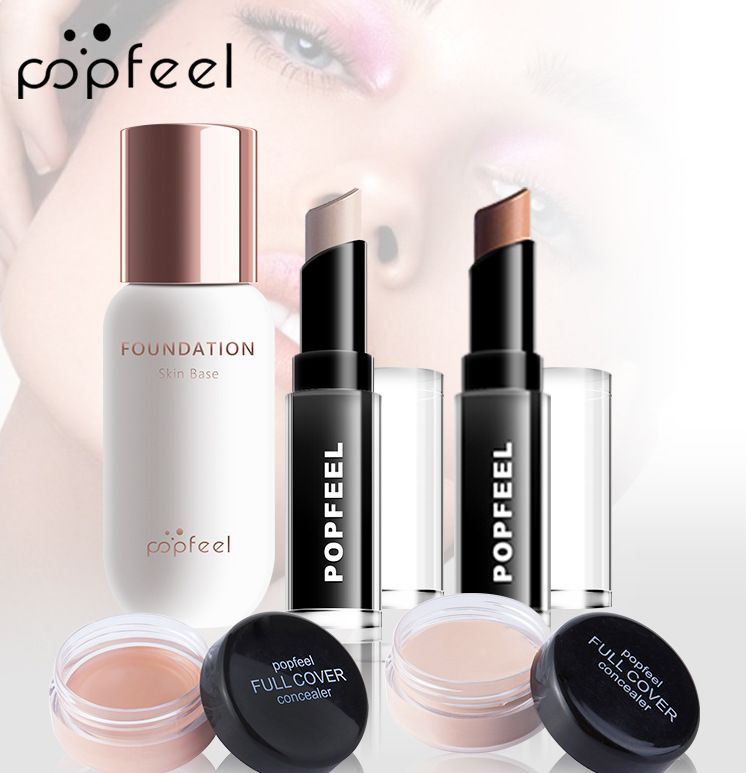 Makeup Sets Wholesale Eye Shadow Lip Gloss Foundation Lipstick Concealer Beginner Studio Makeup Combination Set_voghion.com