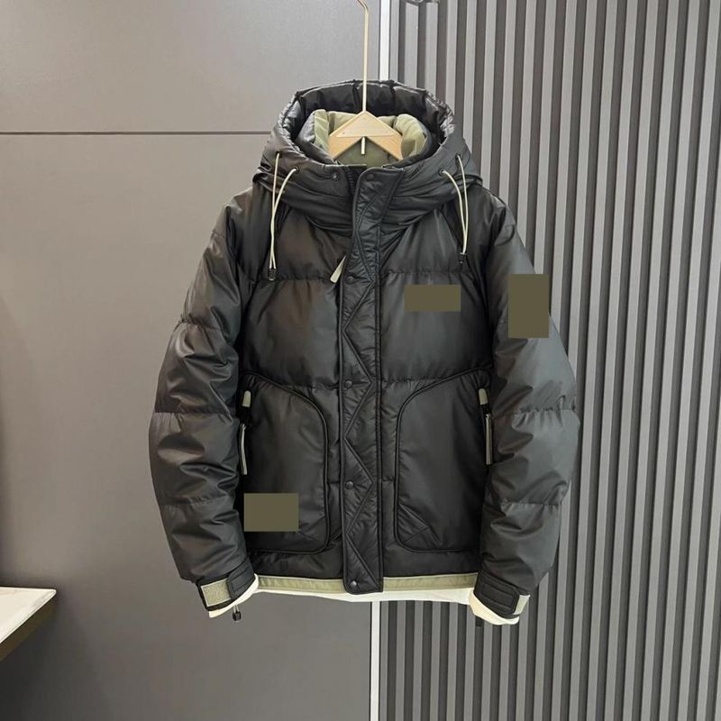 Giacca invernale ispessita ed elegante, modello 2025, con tomaia in pelle PU di alta qualità, in piumino d'anatra bianco per esterni_voghion.com