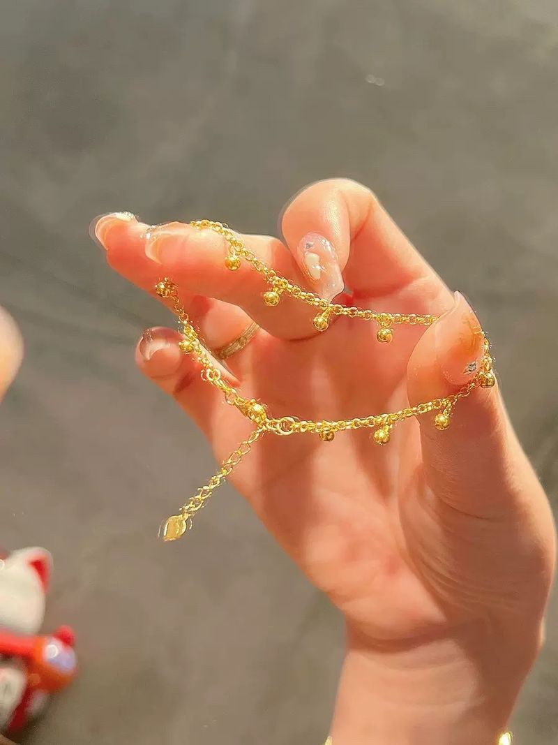 Vietnam Shajin Didi Goldperlenarmband Damen High-End-Modedesign zum Verschicken des Rotkäppchenbuchs im gleichen Stil an die Freundin_voghion.com