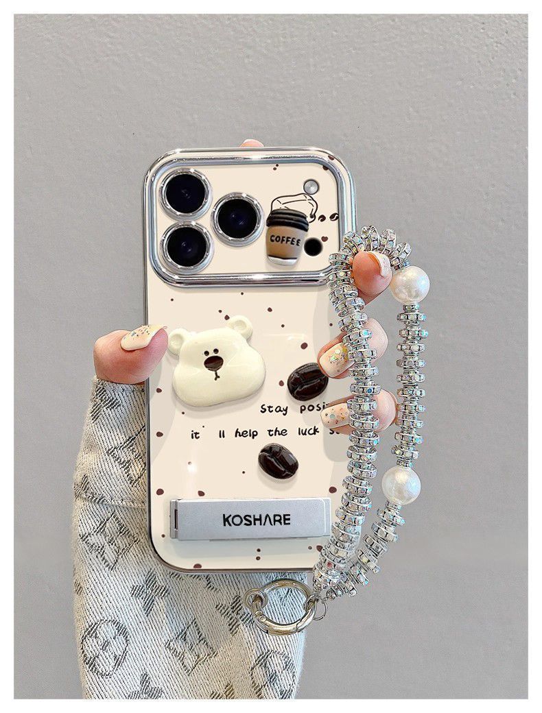 Custodia per iPhone compatibile con Coffee Bear, nuova custodia antiurto per iPhone Air 17 Pro Max da donna, morbida_voghion.com