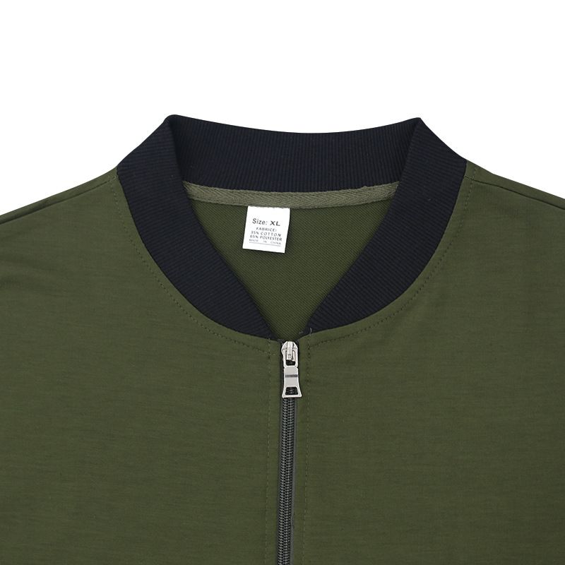 Men's outerwear Spring and Autumn Korean style trendy Youth casual versatile plus size loose baseball jacket_voghion.com
