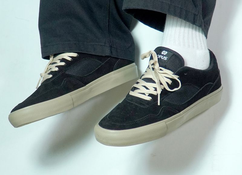 Ollie Vulcanized Bottom Street Tip Turning Low Ankle Skateboard Shoes_voghion.com