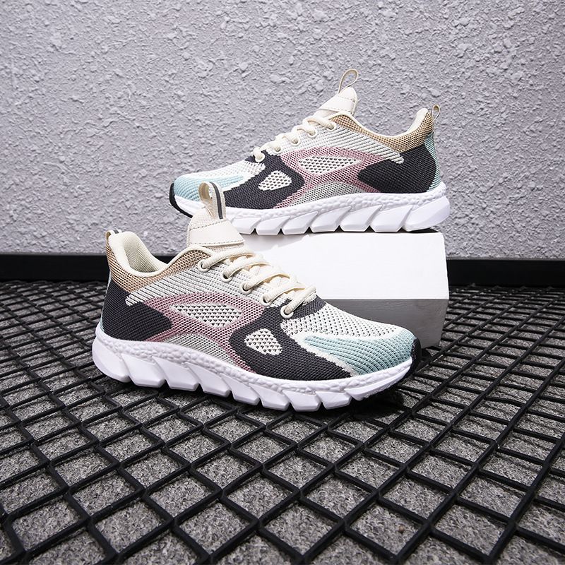 Spring and Autumn New Breathable Running Shoes for Female Students, Casual Comfortable Sports Shoes, _voghion.com