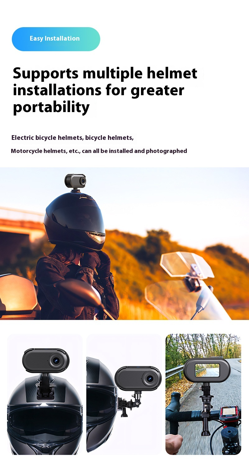 Ultra-Compact Action Camera - Magnetic Charging Thumb Cam For Cycling/Hiking | 1080P HD Video, Waterproof & Shockproof_voghion.com