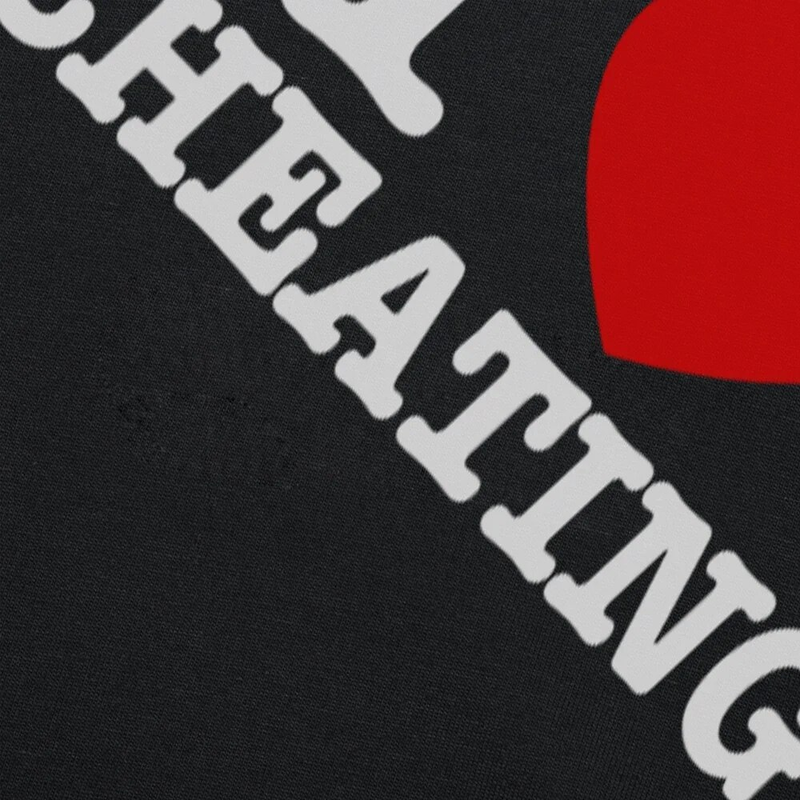 T-Shirt „I Love Cheat“, lustige Zitate, Humor, Witze, kurzärmlig, lässig, 100 % Baumwolle, Unisex, EU-Größe, weiche T-Shirts für Herren_voghion.com