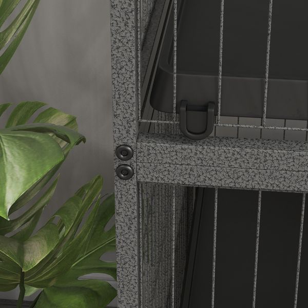 PawHut 50' 5-Tier Small Animal Cage, Ferret Cage, Large Chinchilla Cage With Hammock Accessory & Heavy-Duty Steel Wire, Small Animal Habitat Wit_voghion.com