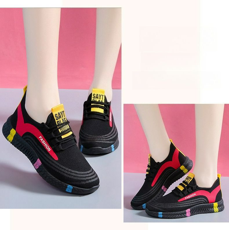 Women's Shoes Cloth Shoes Non-slip Soft-soled Casual Sports Shoes_voghion.com