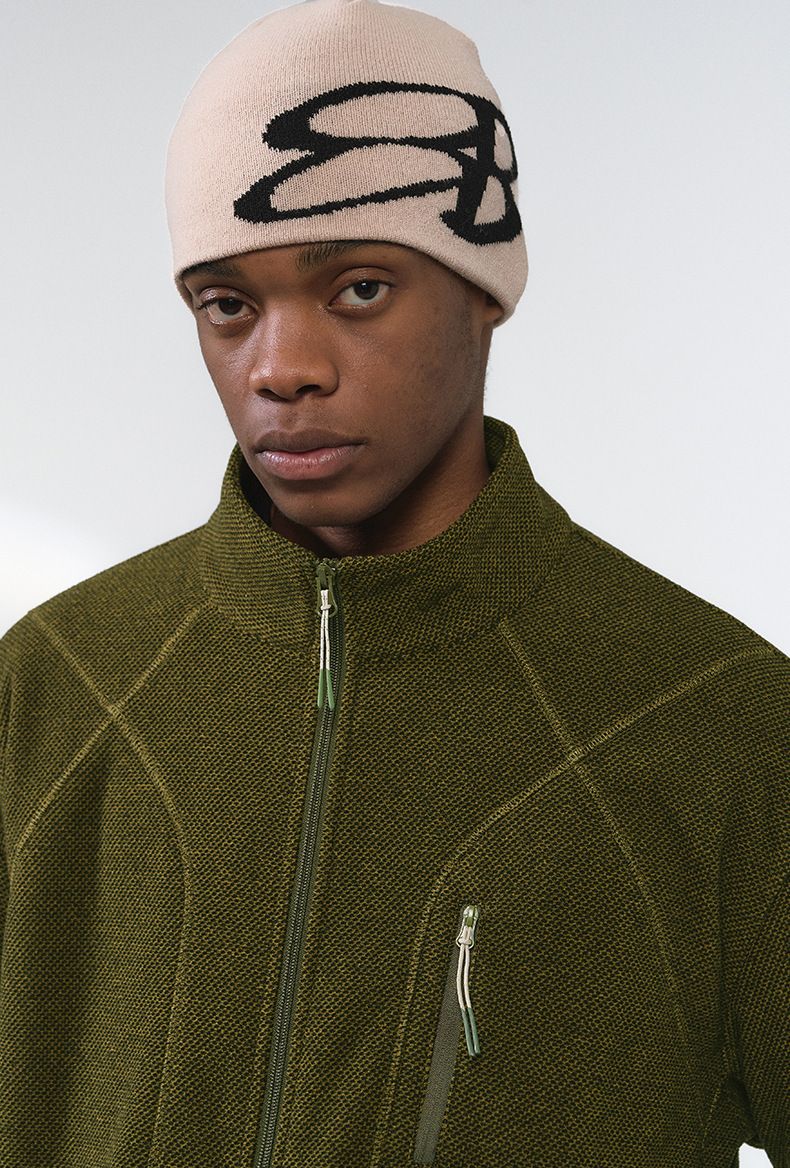 Suéter de invierno 2025 para hombre, chaqueta deportiva de forro polar para exteriores, con cuello alto, cremallera y calefacción de nido de abeja._voghion.com