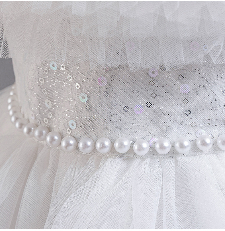 Ropa para niños, vestido de novia sin mangas de verano para niños, ropa de actuación para niños, ropa para niñas de flores, ropa para niñas con cola, falda_voghion.com