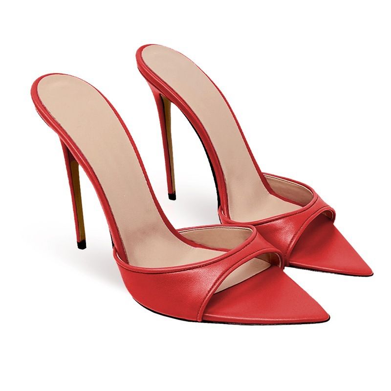 Sandali alla moda transfrontalieri europei e americani con punta a punta e tacco sottile color block, scarpe da donna, sandali da donna_voghion.com