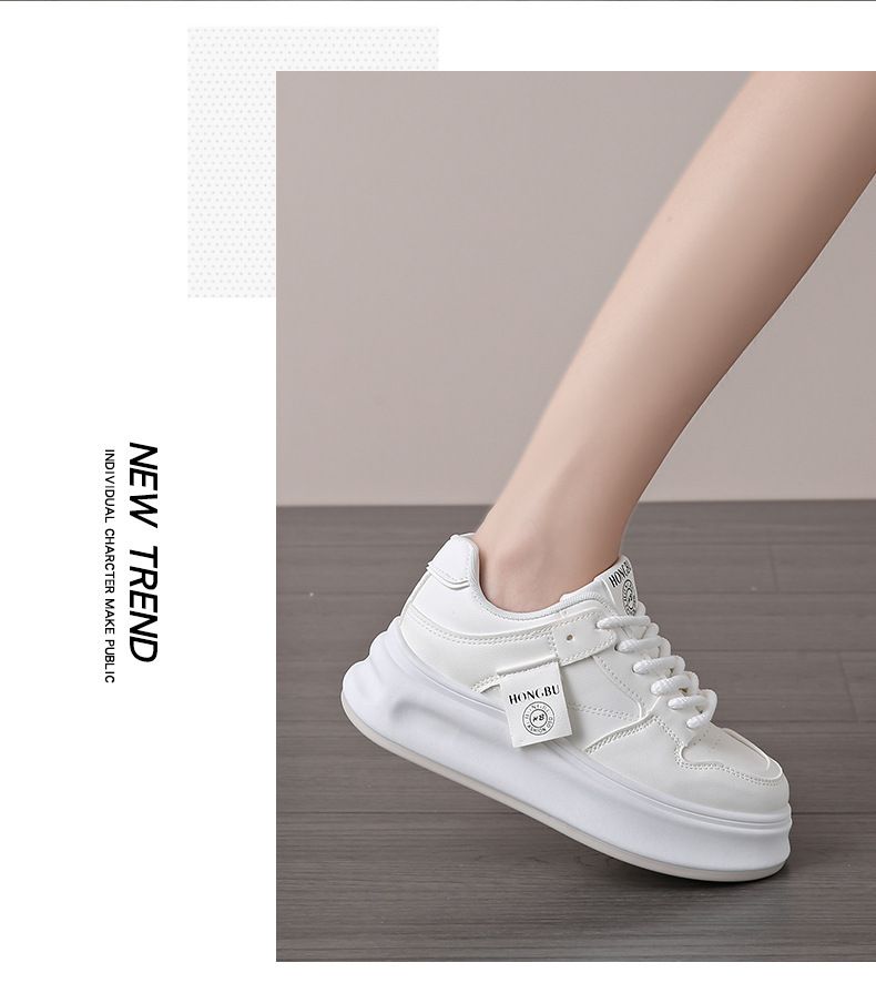 Scarpette bianche per bambini, ragazze, studenti, tempo libero, sport, scarpe da tavola versatili, tiro da strada_voghion.com