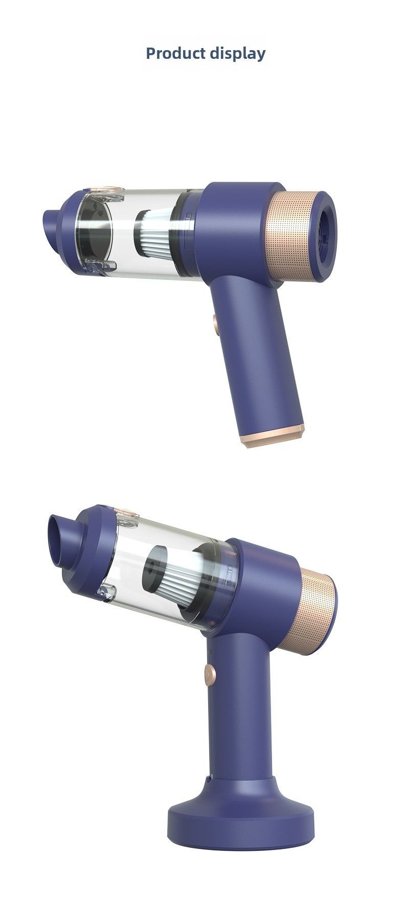 Autostaubsauger Auto kabelloses Aufladen Dual-Purpose-Haushaltskleines Mini-Auto Hochleistungsstarke Saugkraft im Auto_voghion.com