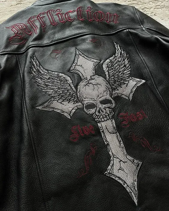 Giacca ampia con ricamo modello hip hop americano e uniforme da baseball unisex da uomo street Y2K casual joker punk rock_voghion.com