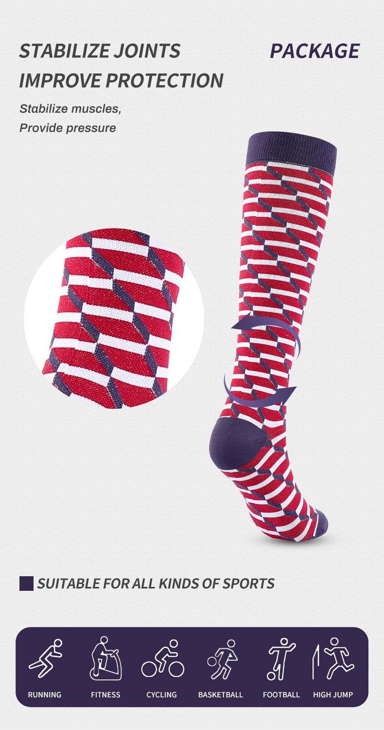 Socks sports compression stockings Compression socks sports elastic compression socks thin leg socks summer_voghion.com