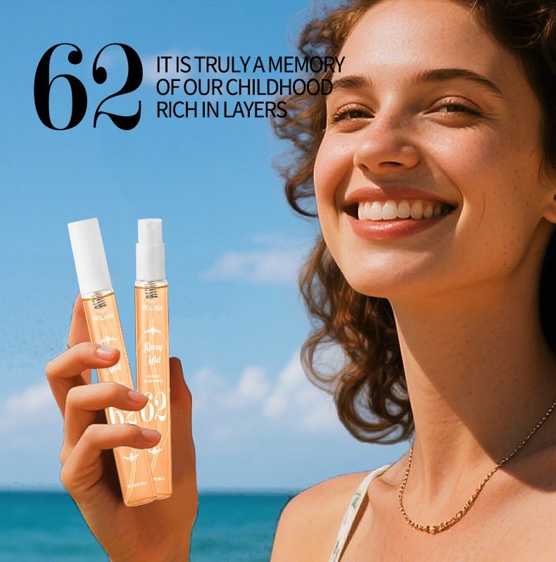 Coffret de parfums sans alcool - Parfums numériques inspirés de la plage, 5 kits de voyage de 10 ml au parfum longue durée_voghion.com