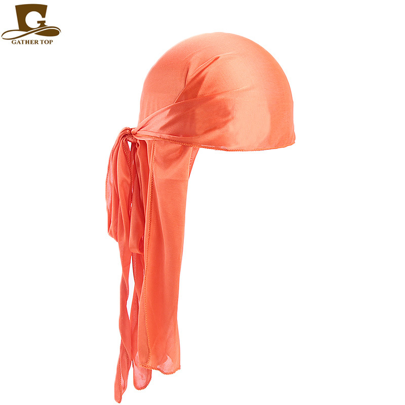 Unisex Men's and women's bandana hats Pirate hats silky durag TJM-05C_voghion.com