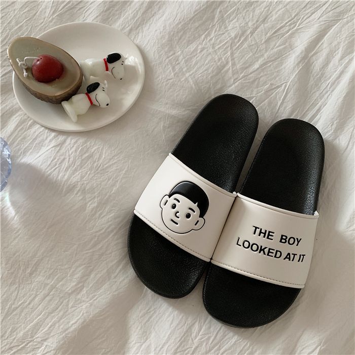 Thin Strip Ins Hong Kong Style Trendy Flats Slippers_voghion.com