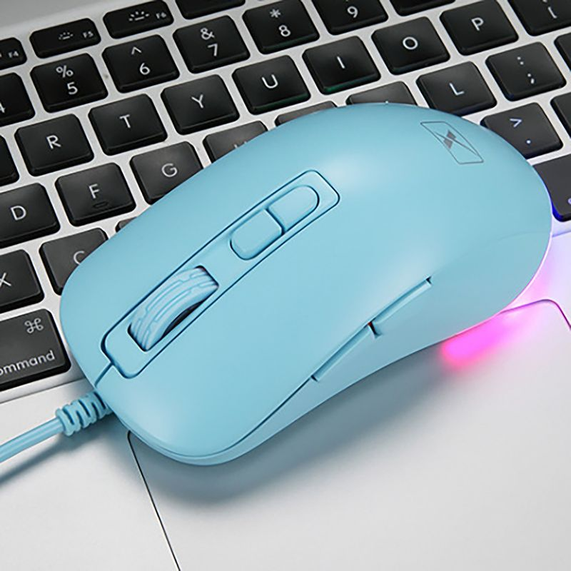 383B Ergonomie Leuchtende Stille Anti-rutsch Bequem Grip DPI Einstellbar Bunte Atem Licht Gaming Maus USB_voghion.com