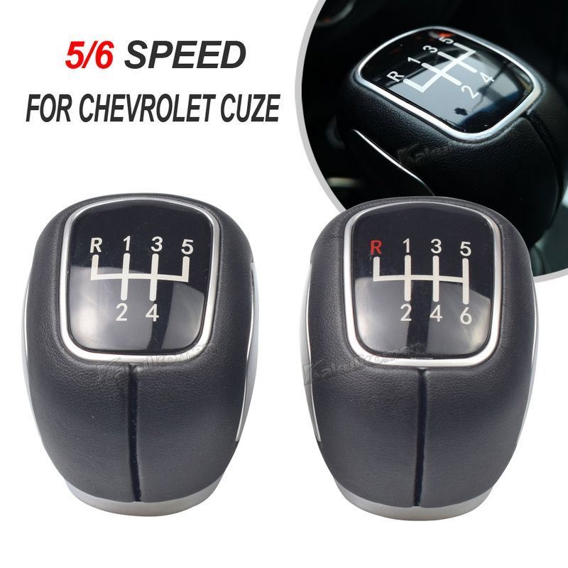 For Chevrolet Chevy Cruze 2009-2015 Car 5/6 Speed Manual Transmission Gear Shift Knob Head Ball Lever Shifter_voghion.com