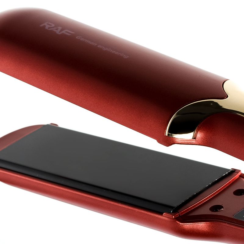 Piastra riscaldante per capelli lisciante RAF, piastra standard portatile, soffice, facile da trasportare, ferro arricciacapelli multifunzionale_voghion.com