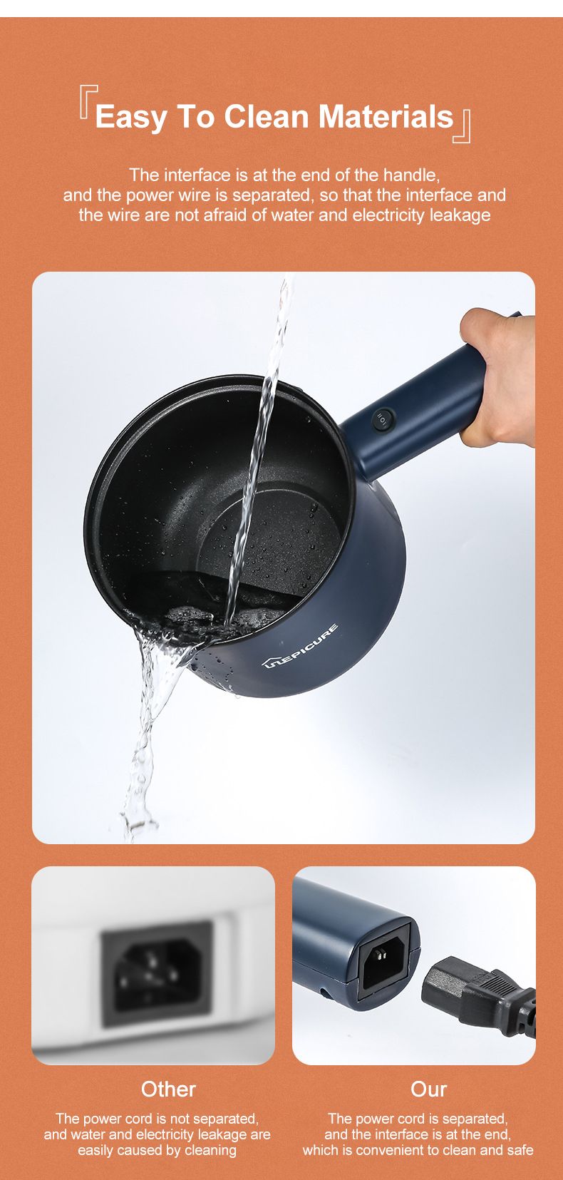 Mini Electric Cooker Multi-Function All-In-One Pot Double Layer Household Noodle Cooker Non-Stick Hot Pot Kitchen Tool_voghion.com