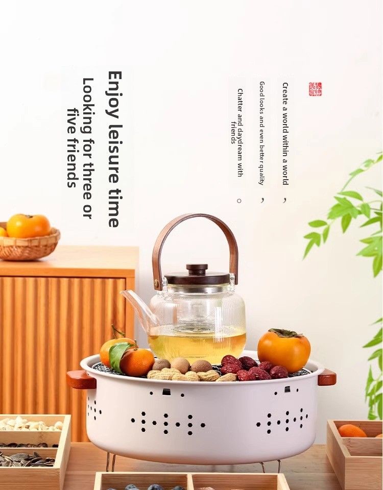 Vassoio per frutta secca in bambù ecologico, in legno Wai Loo Jiugongge, per piatti caldi, contorni, tè e snack_voghion.com