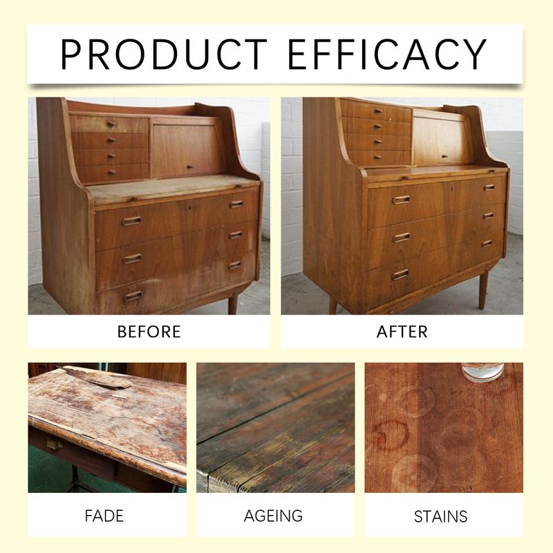 OUHOE mēbeļu bišu vaska aerosols, mēbeļu grīdas kopšana, pulēšana, ūdensizturīgs pretplaisāšanas skrāpējums, atjaunots kopšanas vasks_voghion.com