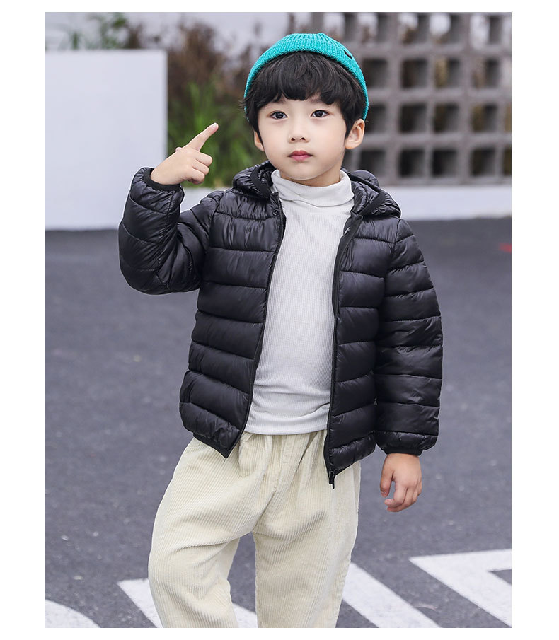 Dünne, mit Baumwolle gefütterte Babyjacke für den Winter_voghion.com