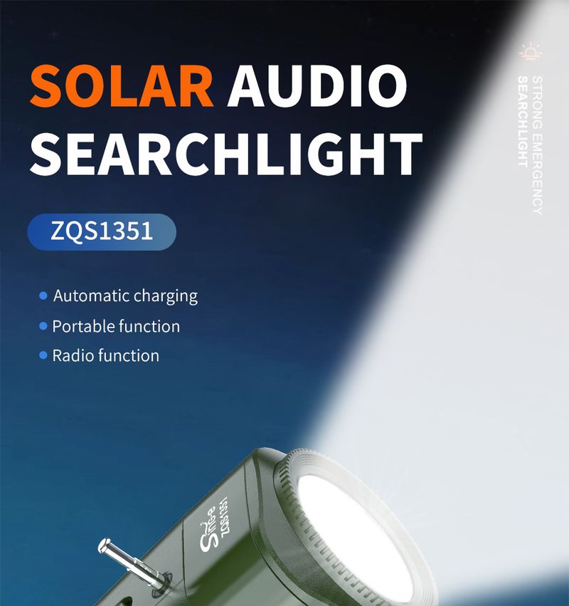 ZQS1351 Ćwiczenia na świeżym powietrzu, kemping, wspinaczka górska, oświetlenie, głośnik Bluetooth, duża pojemność, latarka_voghion.com