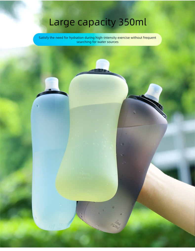 Radfahren Mountain Road Bike Outdoor Tragbare Squeeze Große Kapazität Klapp Sport Lauf Wasser Flasche_voghion.com